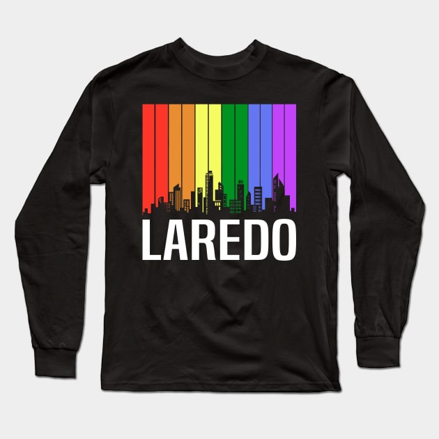 The Love For My City Laredo Great Gift For Everyone Who Likes This Place. Long Sleeve T-Shirt by gdimido